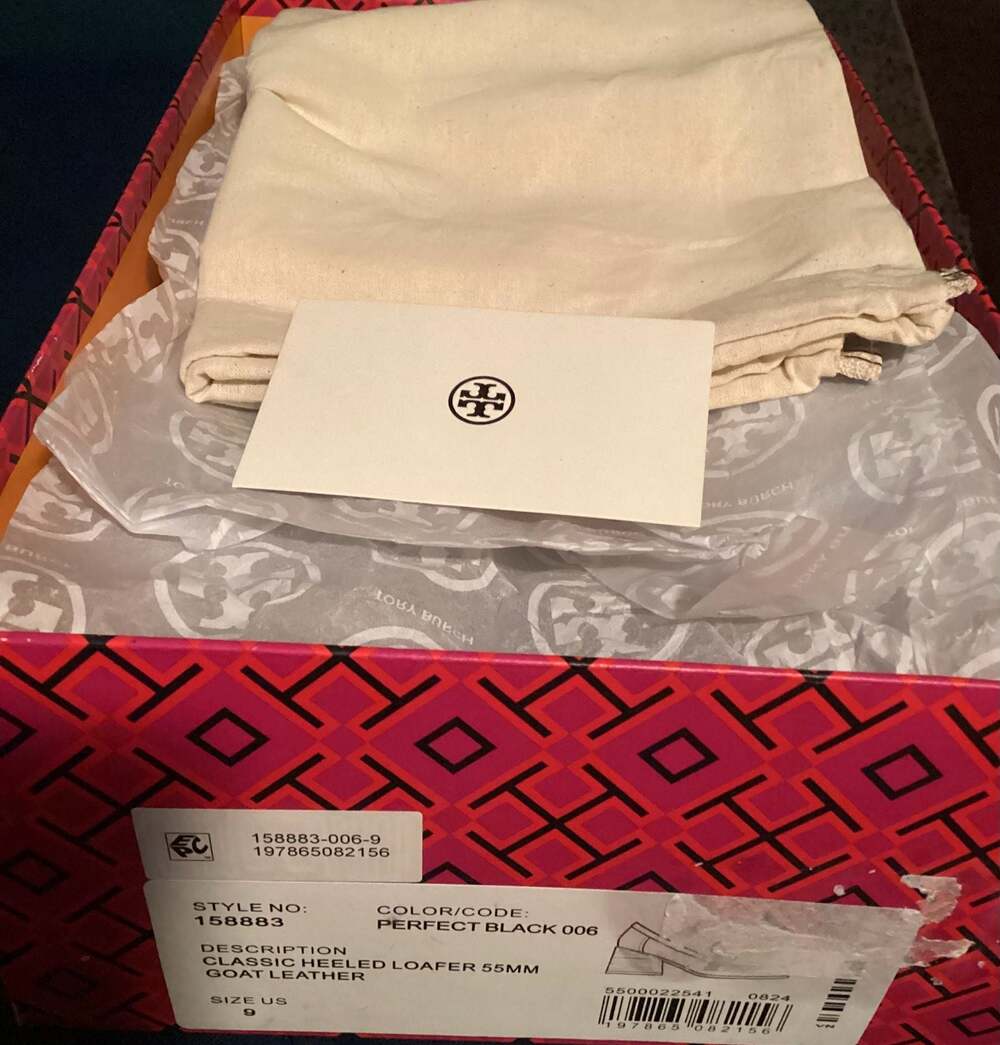Tory Burch Heeled Loafers - Black - Picture 6 of 7
